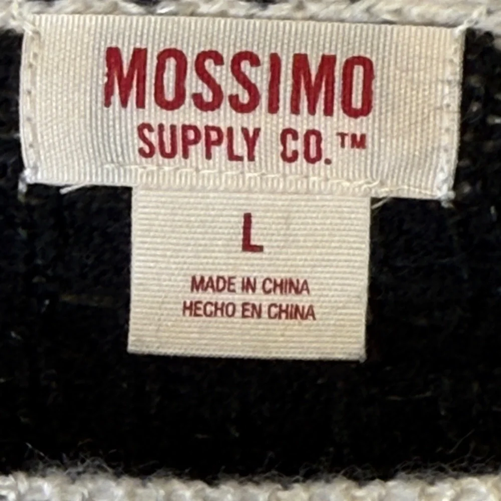 Mossimo | Thick Knit Fair Isle Reindeer Chunky Ugly Christmas Sweater - Picture 7 of 9